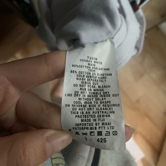 KOOKAI short white side stripped dress XS - Picture 5 of 5